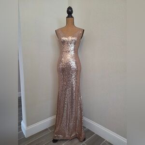 Jump Rose Gold Sequin Dress
